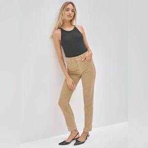 Aritzia Denim Forum Corduroy Yoko High Rise Slim Pants